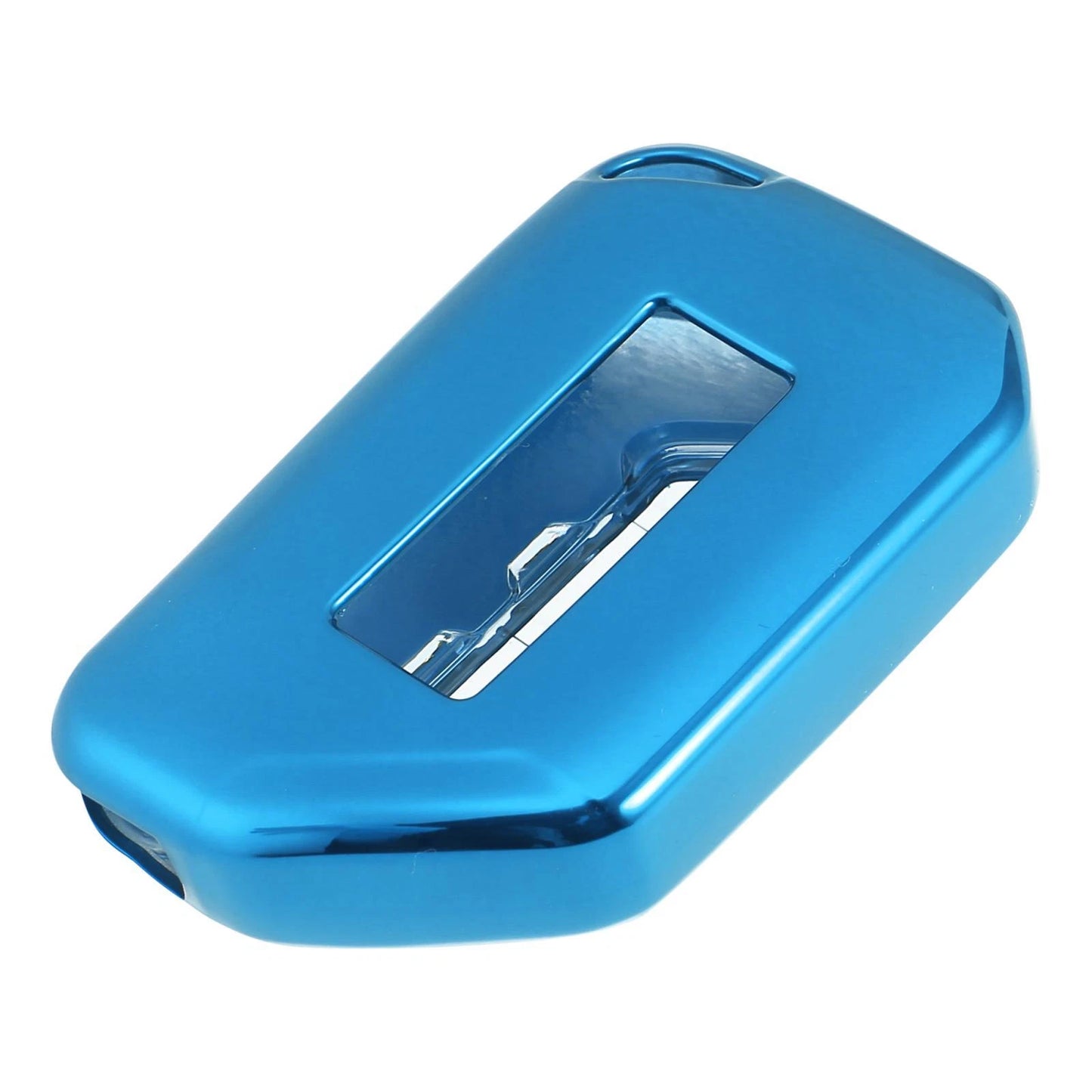 TPU Blue 4 x Button Car Remote Key Fob Cover for Jeep Wrangler JL JLU (2018-2021)