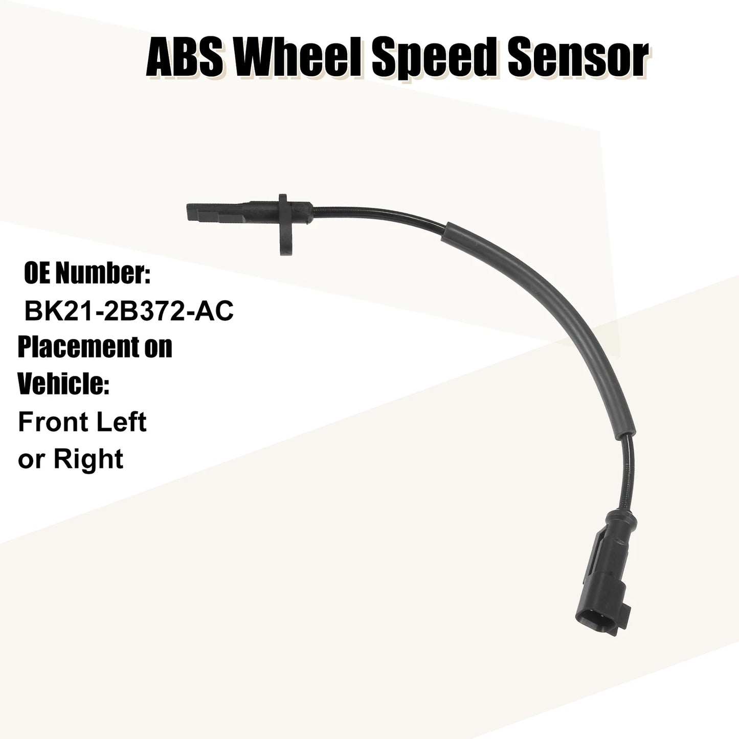 ABS Wheel Speed Sensor Front Left/Right for Ford (2013-2018)