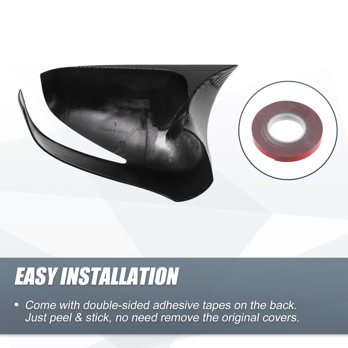 Rearview Mirror Cover Overlay Carbon Fiber for Honda Civic (2006-2011)