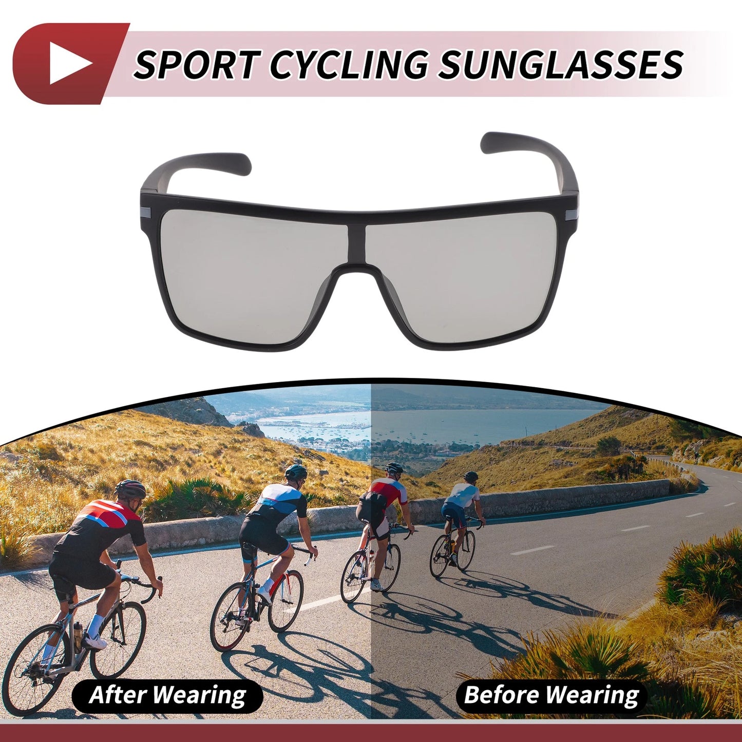 Set Motorcycle Riding Goggles for Motorcycle