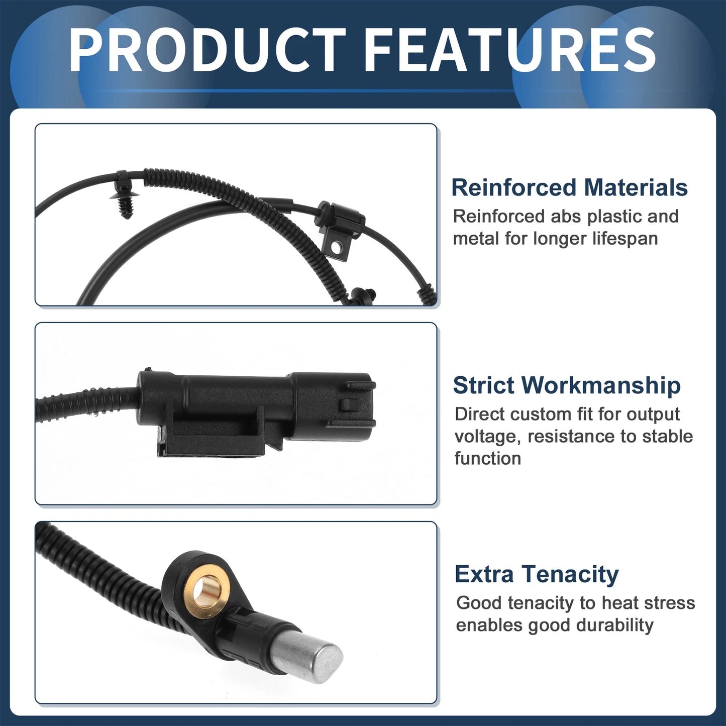 ABS Wheel Speed Sensor for Ford F-250 F-450 F-550 (2011-2016)