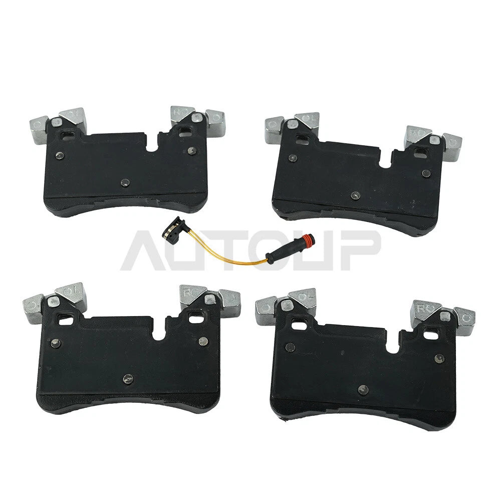 Rear Brake Disc Rotors With Pads & Sensor for Mercedes C63 AMG (2008–2015)