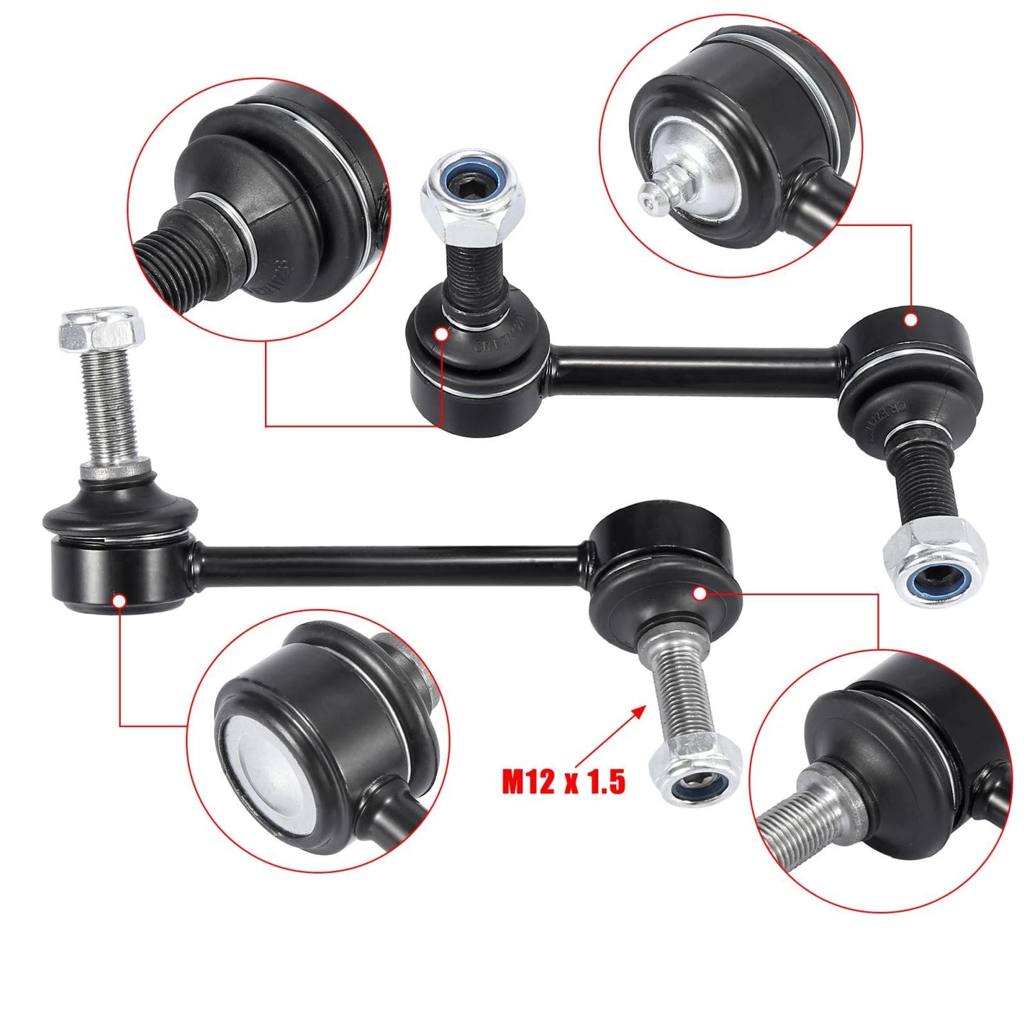Sway Bar End Link Set for Chevrolet Trailblazer (2002-2009)