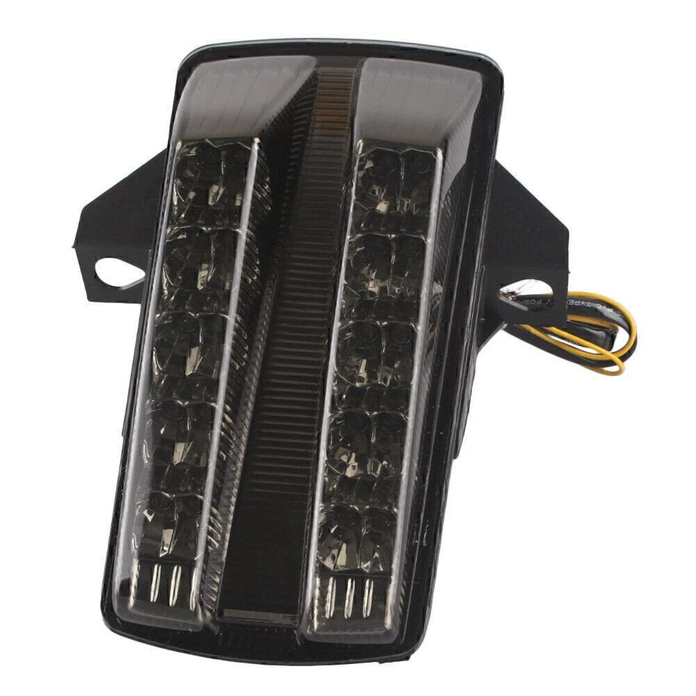 Black Rear LED Tail Light with Integrated Turn Signals for Suzuki SV650 (2003-2008)