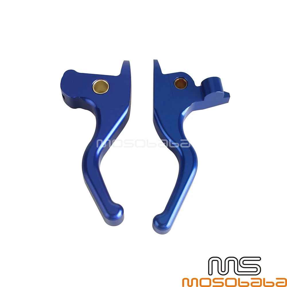 Finger Brake Clutch Levers for Harley Touring Road King Road Glide (14-16)