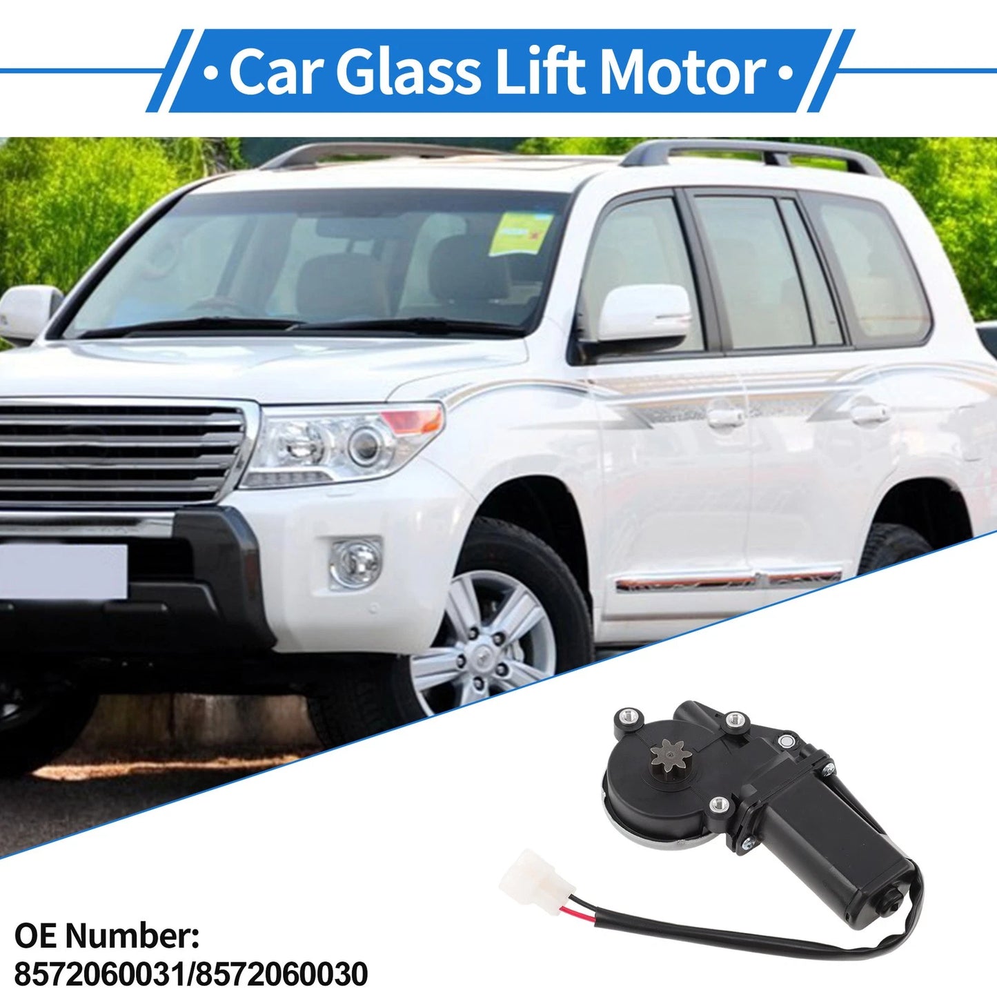 Front Right Power Window Regulator Lift Motor for Toyota Land Cruiser