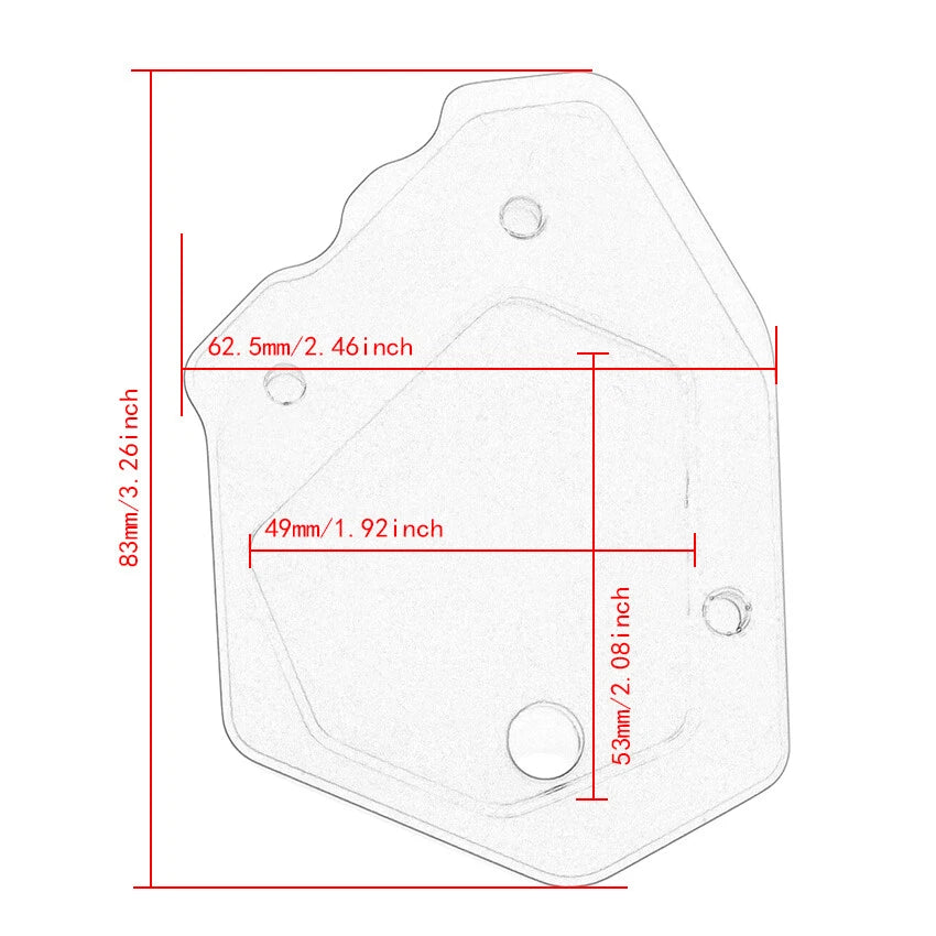 Enlarge Side Stand Plate Kickstand Extension for Benelli BJ500 BJ250 BJ300