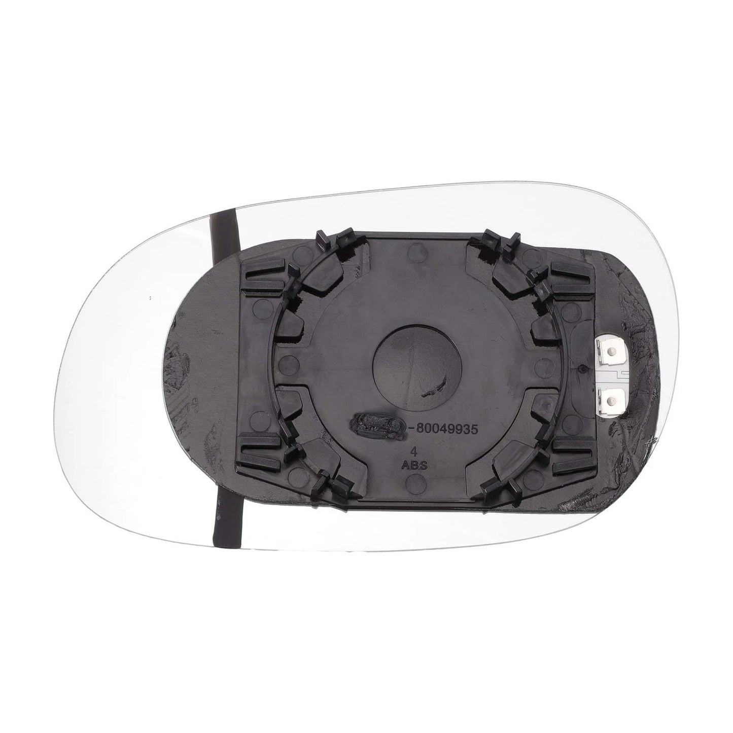 Right Side Heated White Mirror Glass for Mitsubishi Carisma (1995-2006)