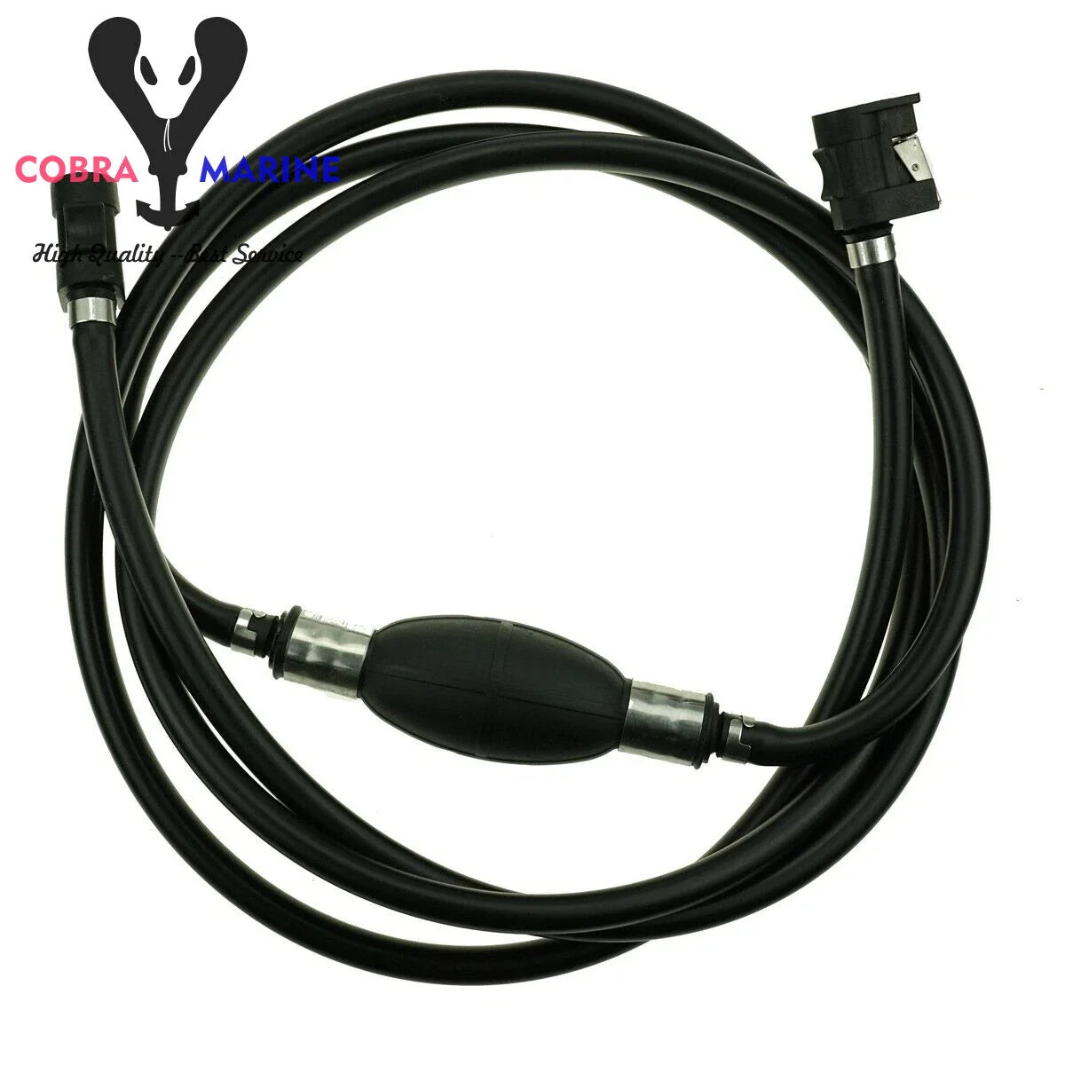 5/16" Universal Fuel Line Assembly with Primer Bulb for Boat Outboard Marine