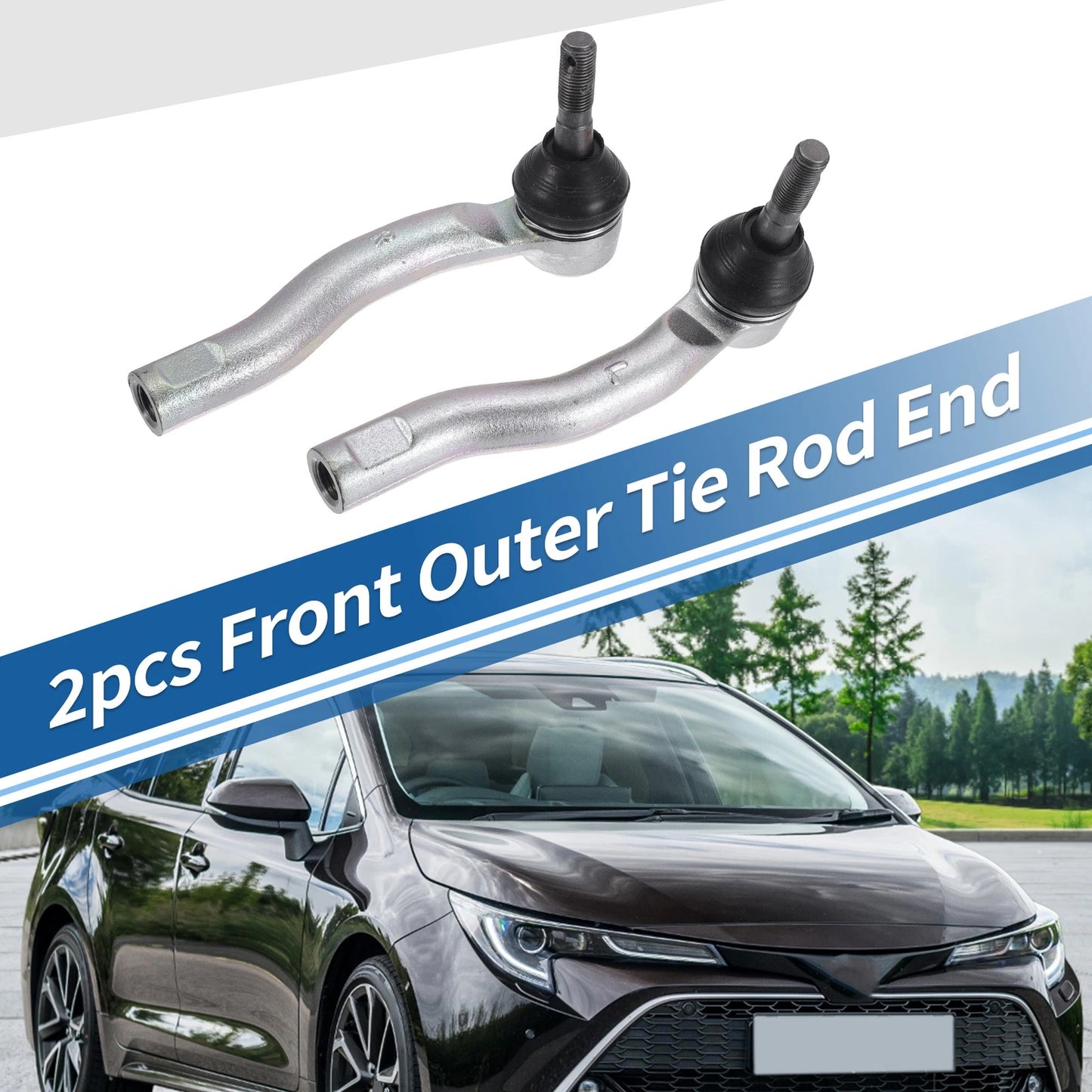 Front Outer Tie Rod End Links for Toyota Prius (2001-2023)