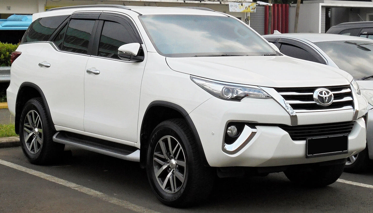 Rear Bumper Step Guard Scuff Plate Cover for Toyota Fortuner (2015-2023)