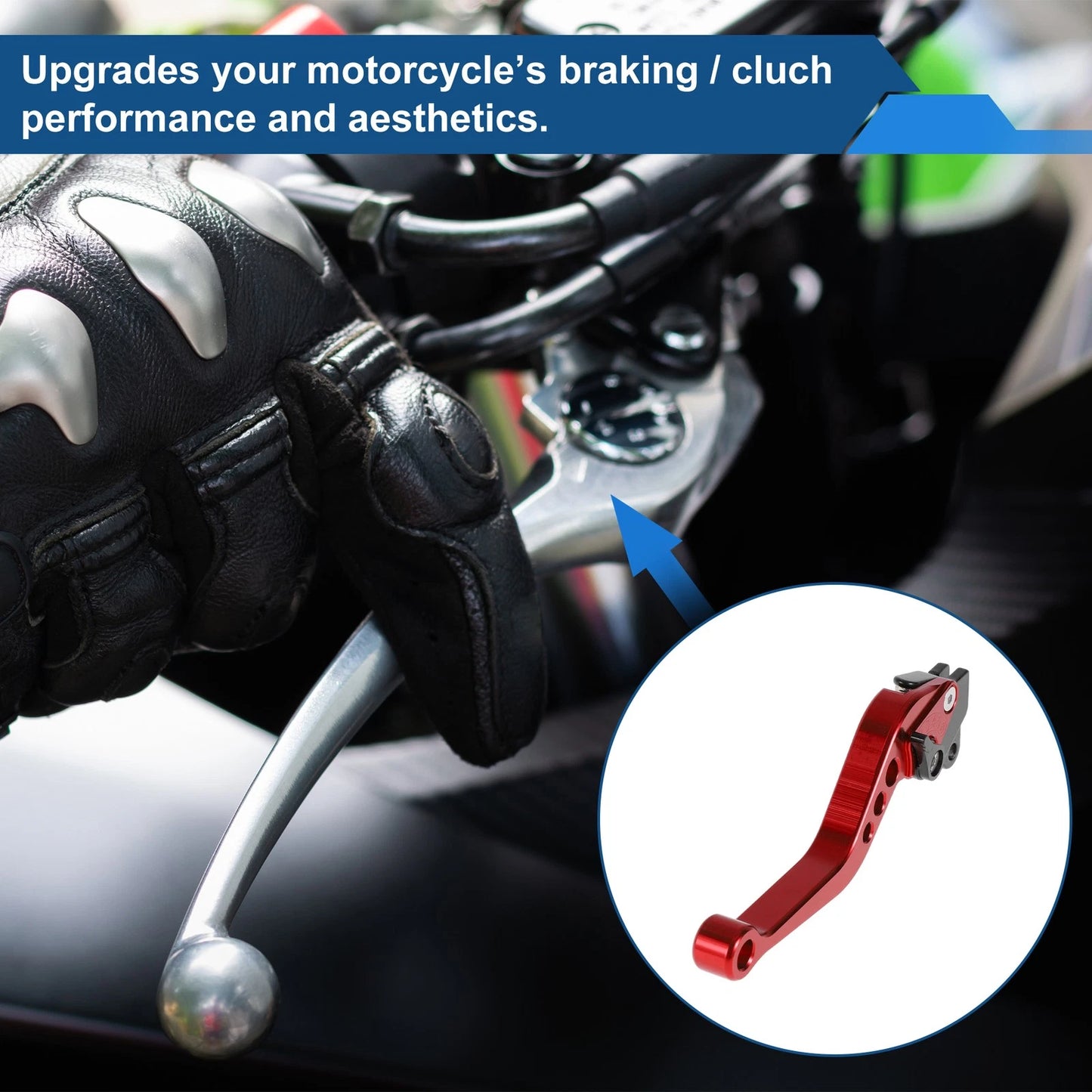 1 x Adjustable Short Brake Clutch Lever for Yamaha YFZ 450 (2003-2006)