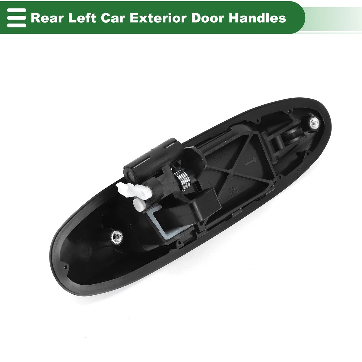 Rear Left Exterior Door Handle for Toyota Land Cruiser (2008-2021) Black