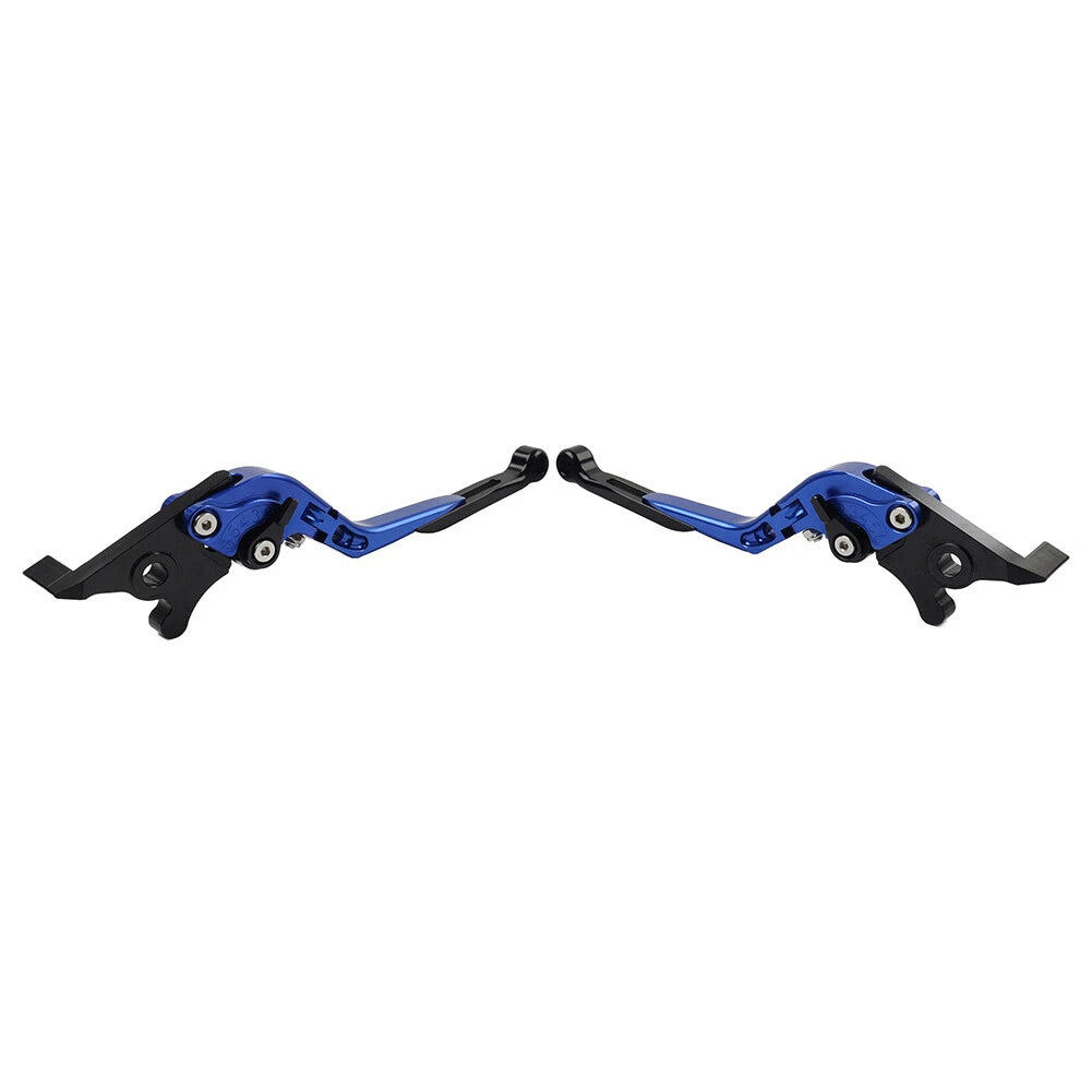 Blue Extendable Brake Clutch Levers for Kawasaki ZX1400 ZX14R ZZR1400 (06-17)