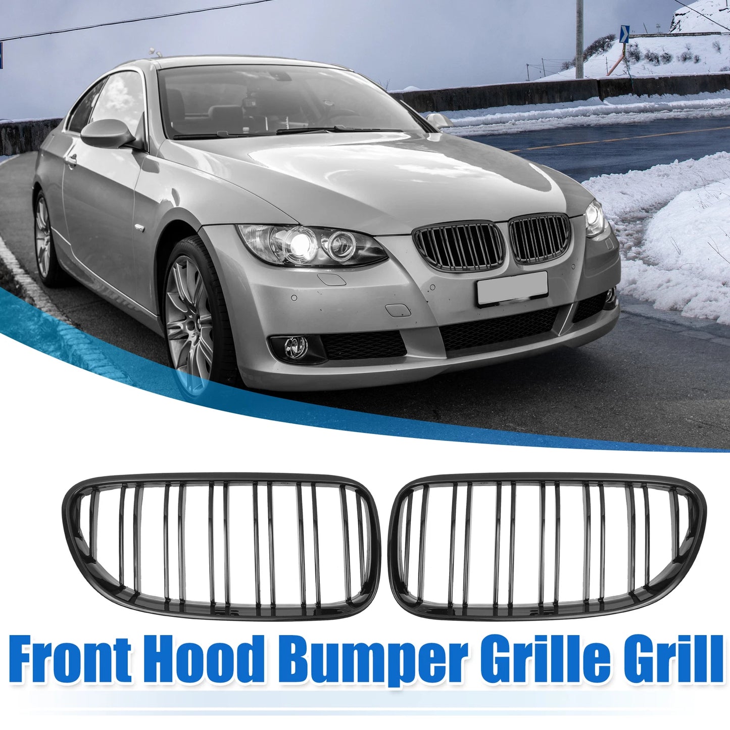 Hood Bumper Grille for BMW 328i 335i xDrive M3 335is (2007-2013)