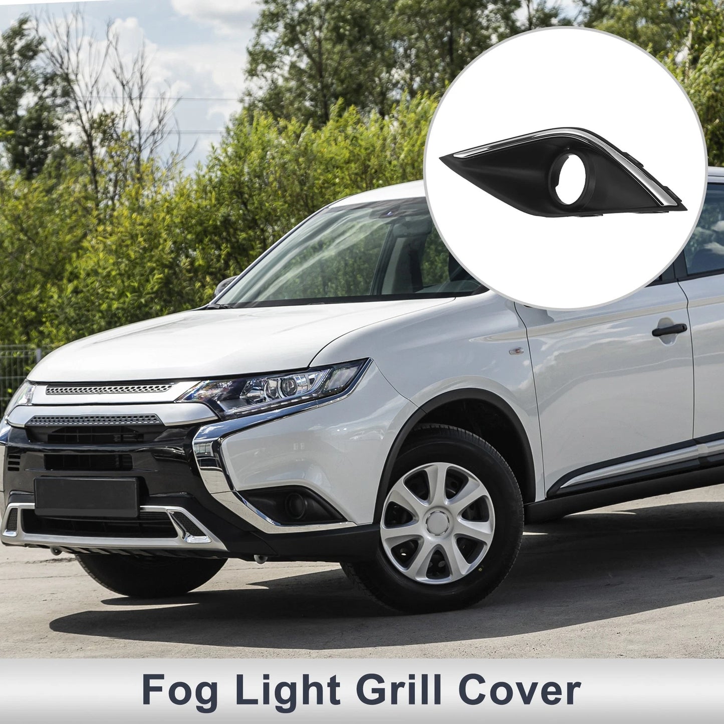Front Left Fog Light Grill for Mitsubishi Outlander (2016-2019)