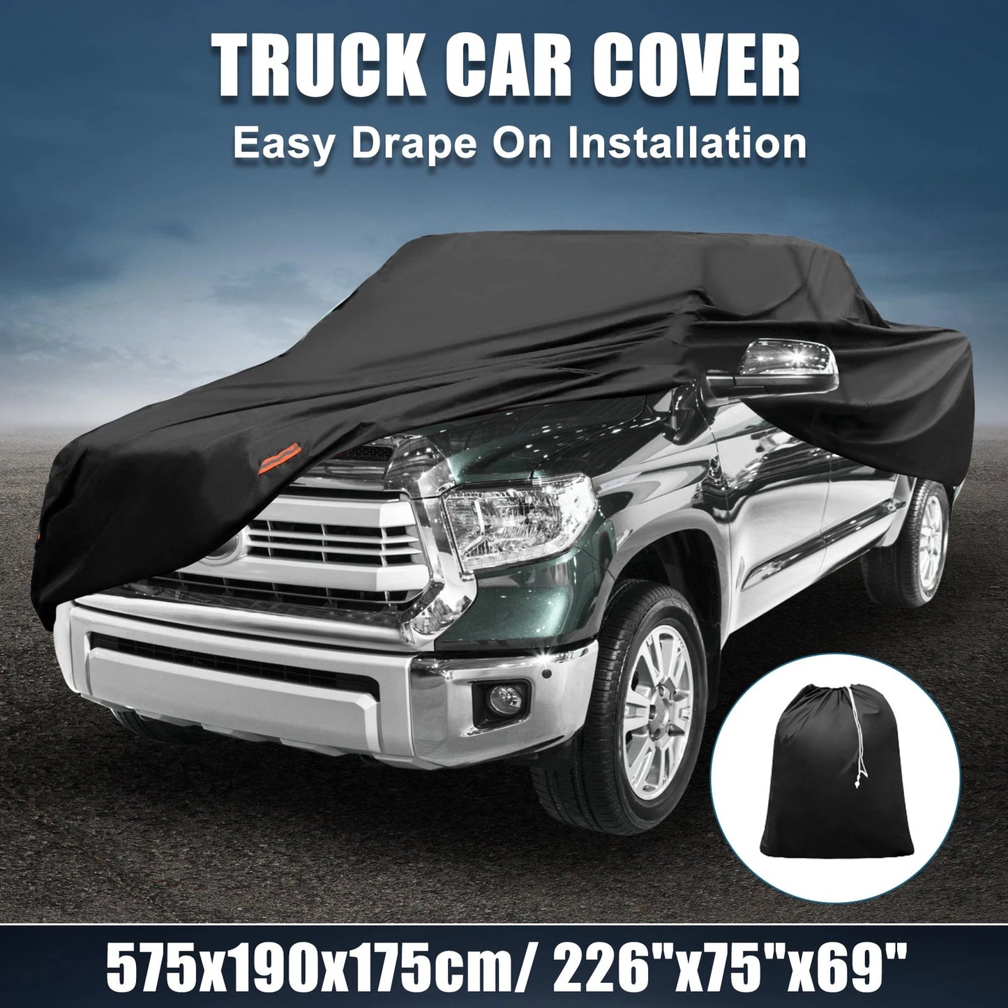 Waterproof Aluminum Film Car Cover for Toyota Tacoma Crew (2005-2021)