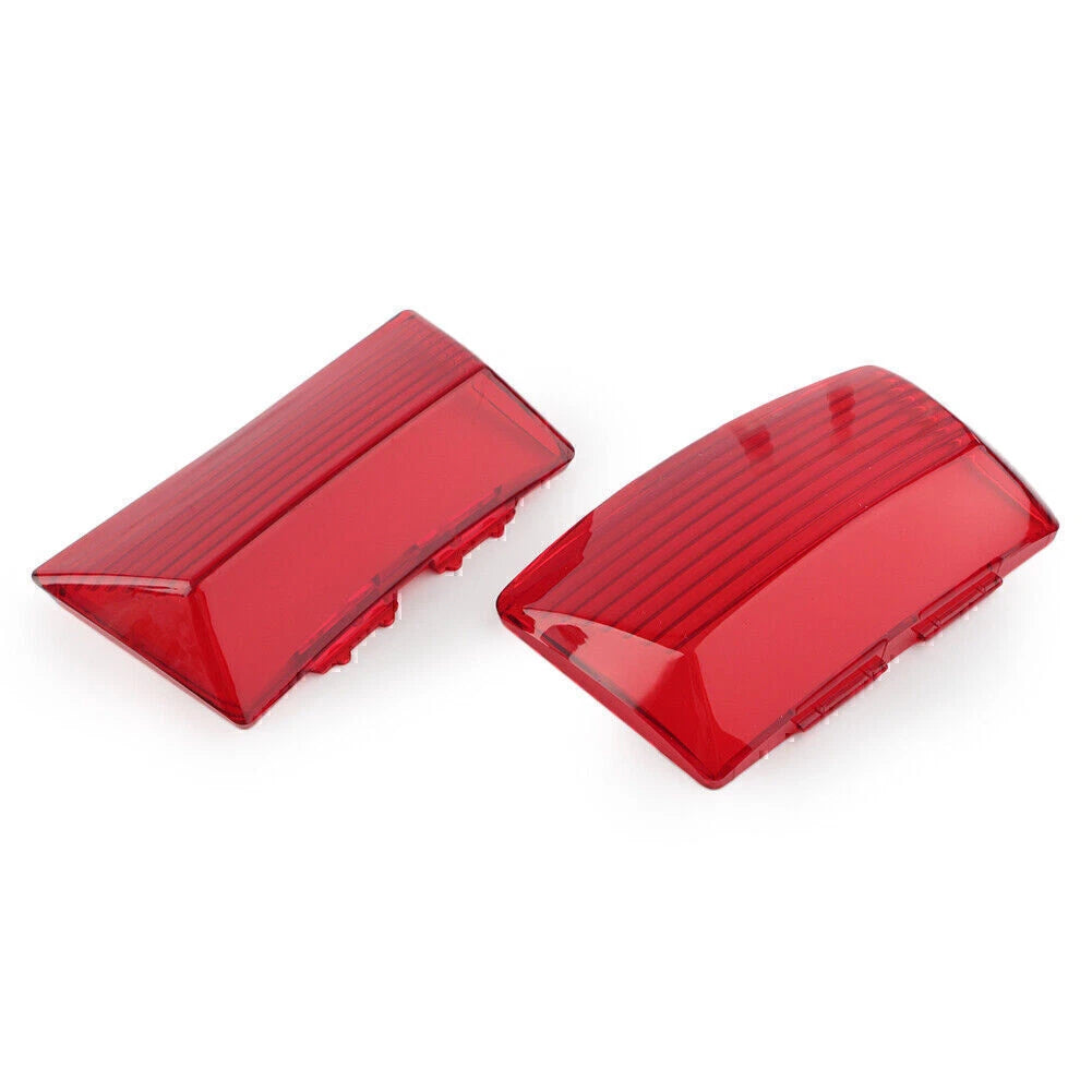 Red Rear Fender Tip Mud Guard Light Lens Cover for Harley Touring (2014-2023)