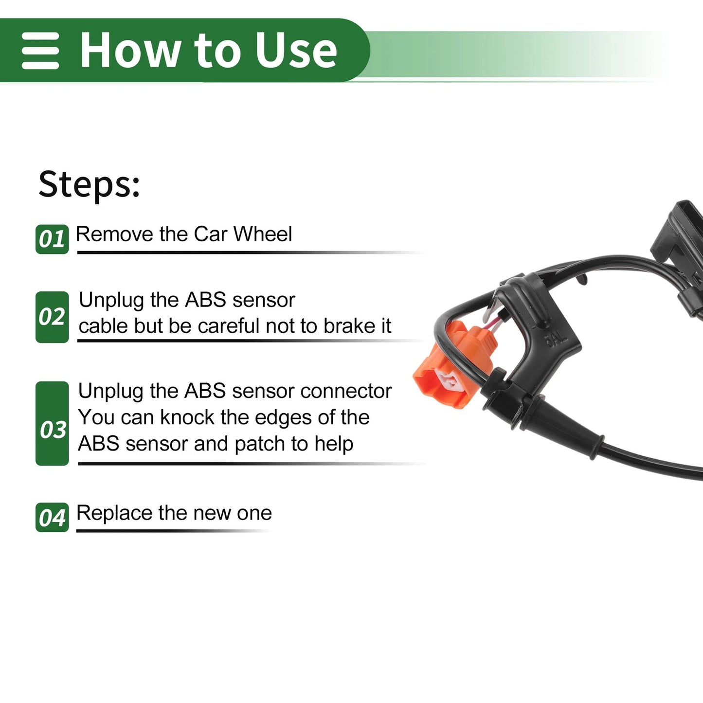 ABS Wheel Speed Sensor for Honda Stream (2002-2005)