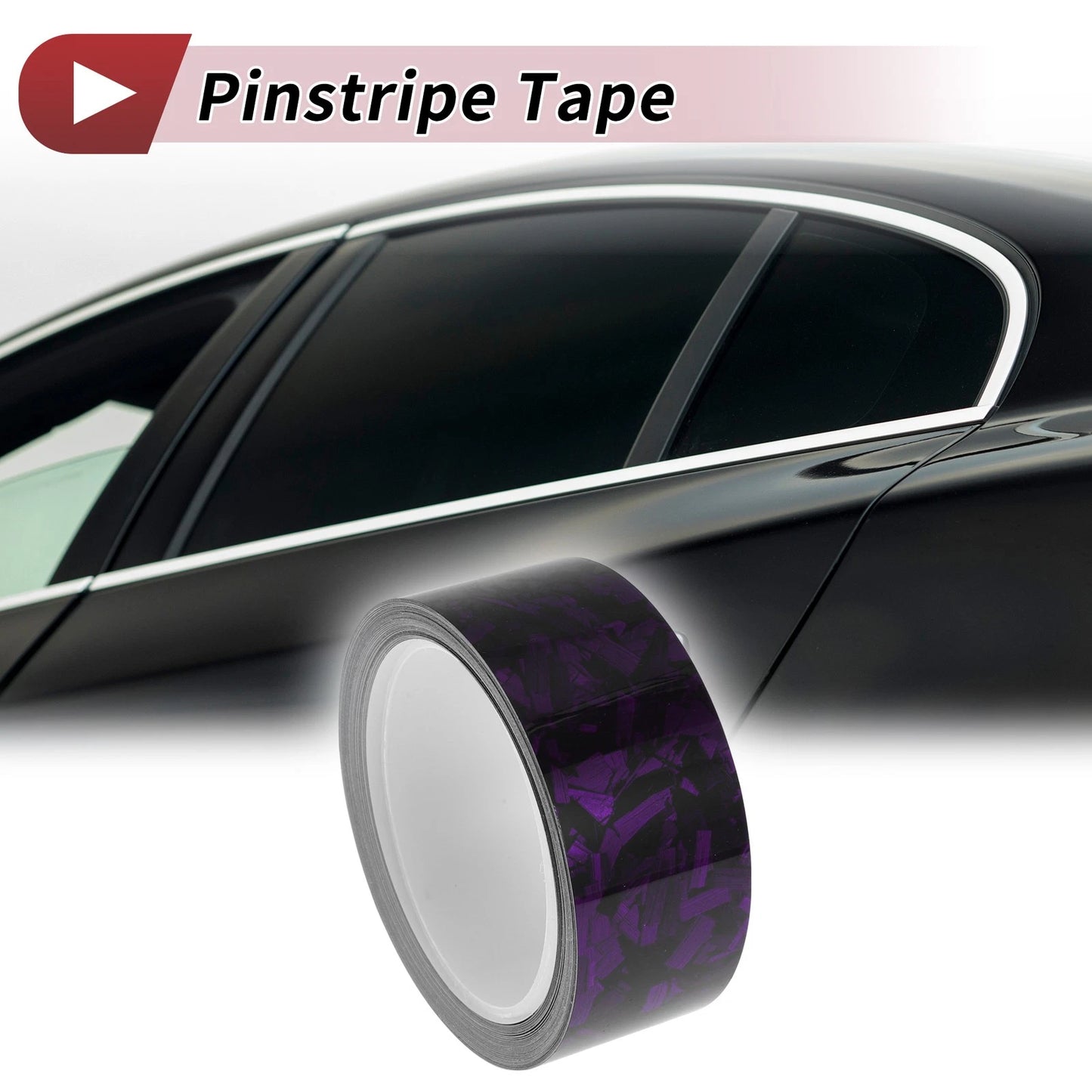 Pinstripe Tape 40mmx8.5m for Car Motorcycle and Boat Purple