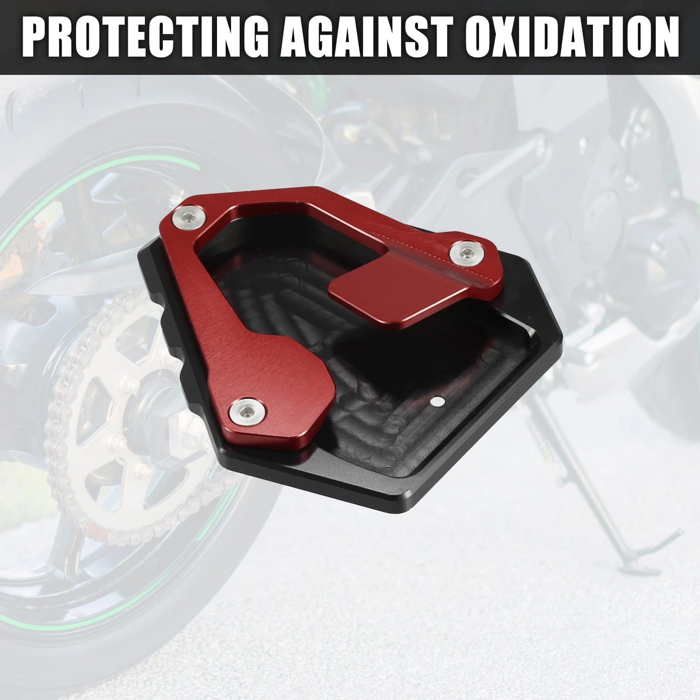 1 Set Aluminum Alloy Motorcycle Kickstand Pad for Honda NT1100 (2021–2023)