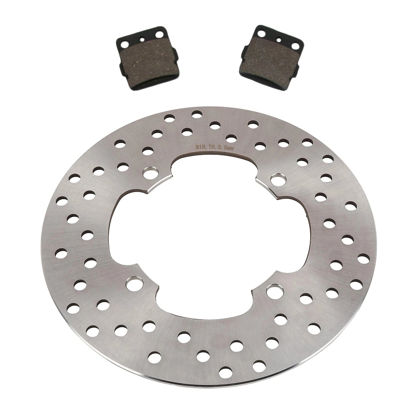 Rear Disc Rotor & Semi-Metallic Pads for Honda TRX400EX & TRX400X (2001–2013)