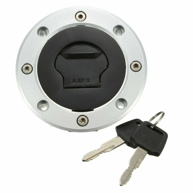 Tank Cap Cover & 2x Keys for SUZUKI GSXR 600 750 1000 Katana
