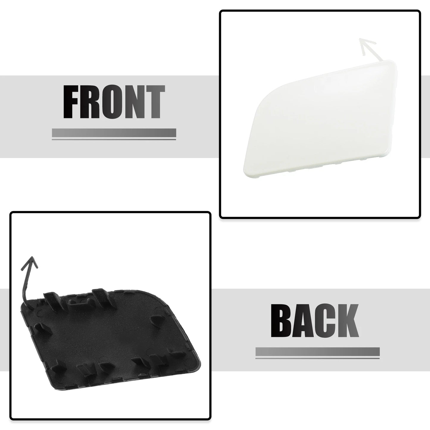 Front Left Tow Hook Cover for Nissan Sentra (2013-2019)