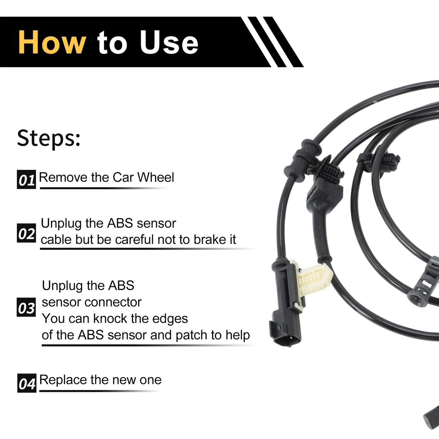ABS Wheel Speed Sensor for Ford F150 (2015-2017) Rear Right