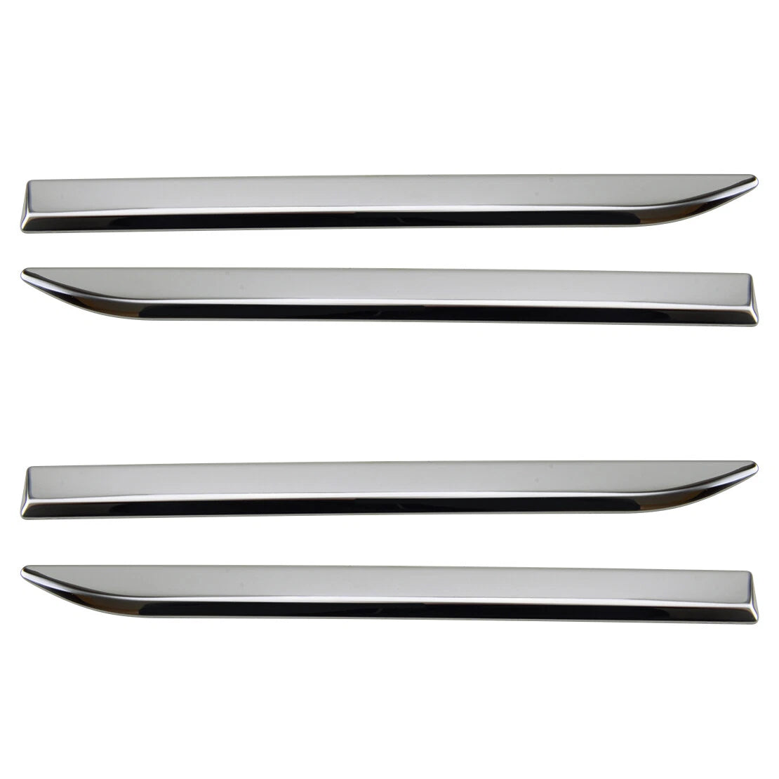 4 x Stainless Steel Car SUV Door Side Fender Dagger Emblem Trim Covers