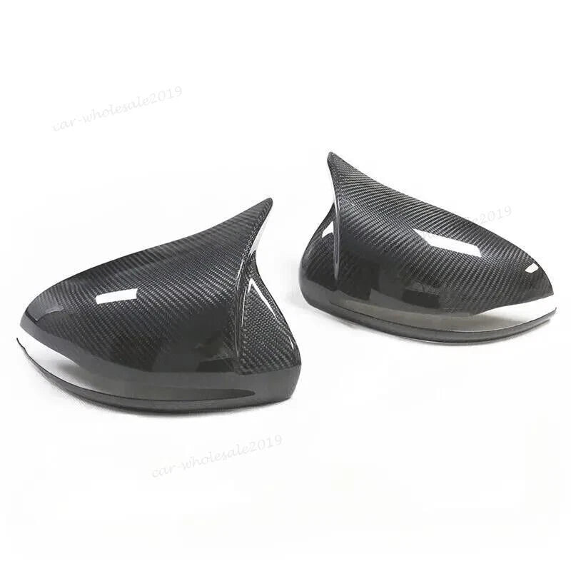 Carbon Fiber Side Mirror Cover Caps for Benz W222 W213 W205 X205 (2014-2023)