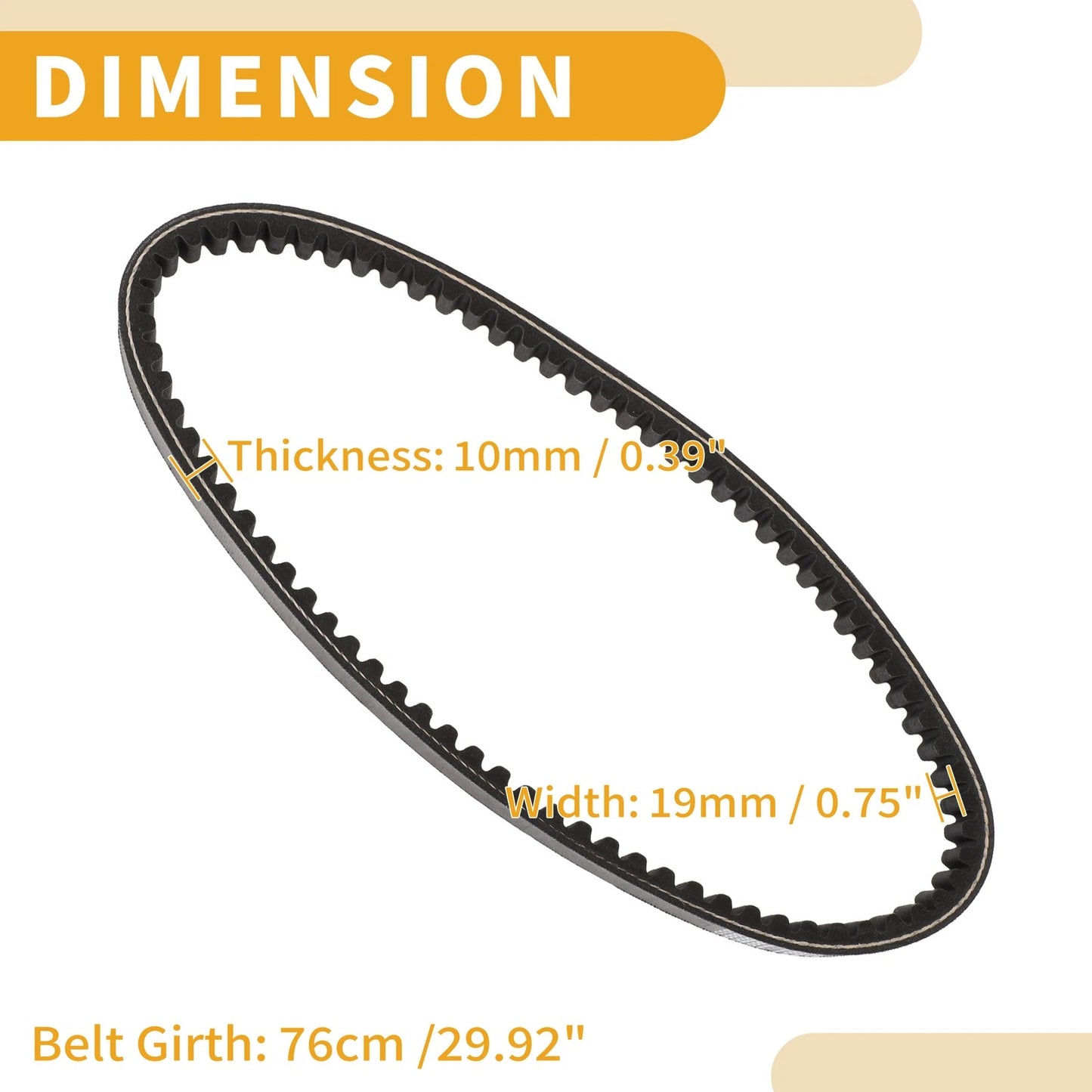 Drive Belt V-Belt for Suzuki UU125 UU125T UY125T (2000-2005)