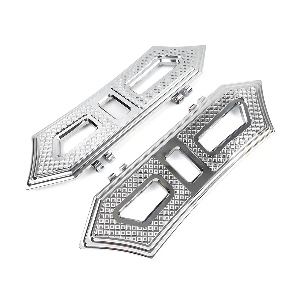 Chrome Front Driver Footboard for Harley Softail Touring