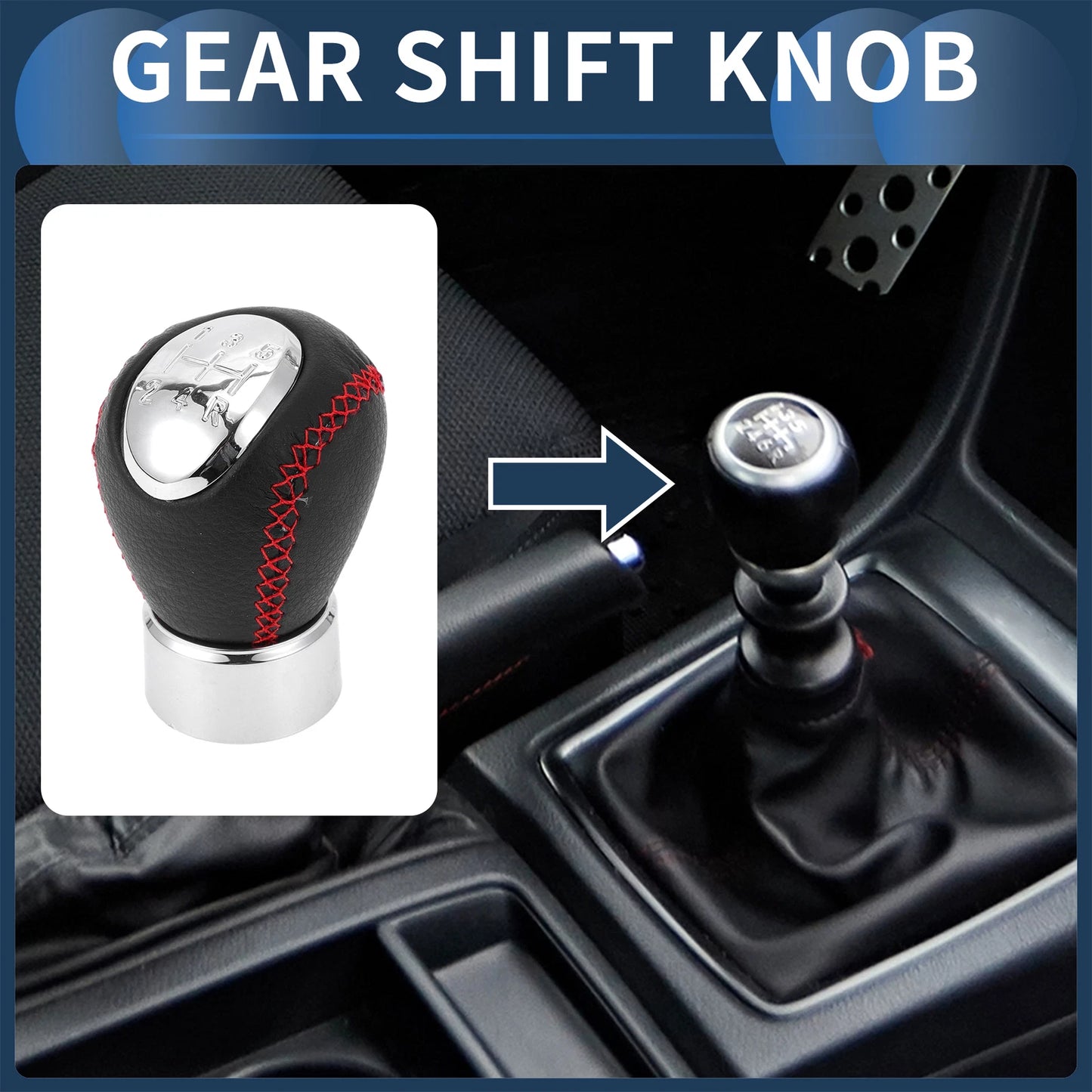 5 Speed Manual Gear Shift Knob for Mazda 3 BK (2003-2008)