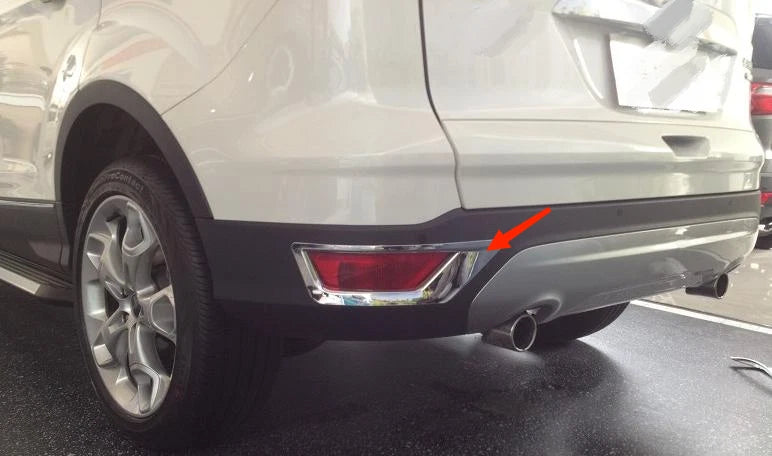 Rear Fog Light Lamp Frame Cover Trim for Ford Escape Kuga (2013-2019) 2 x pcs