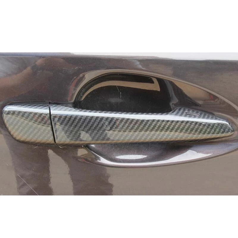 Real Carbon Fiber Exterior Door Handle Cover Trim Fit For Lexus CT200h 2011-2018