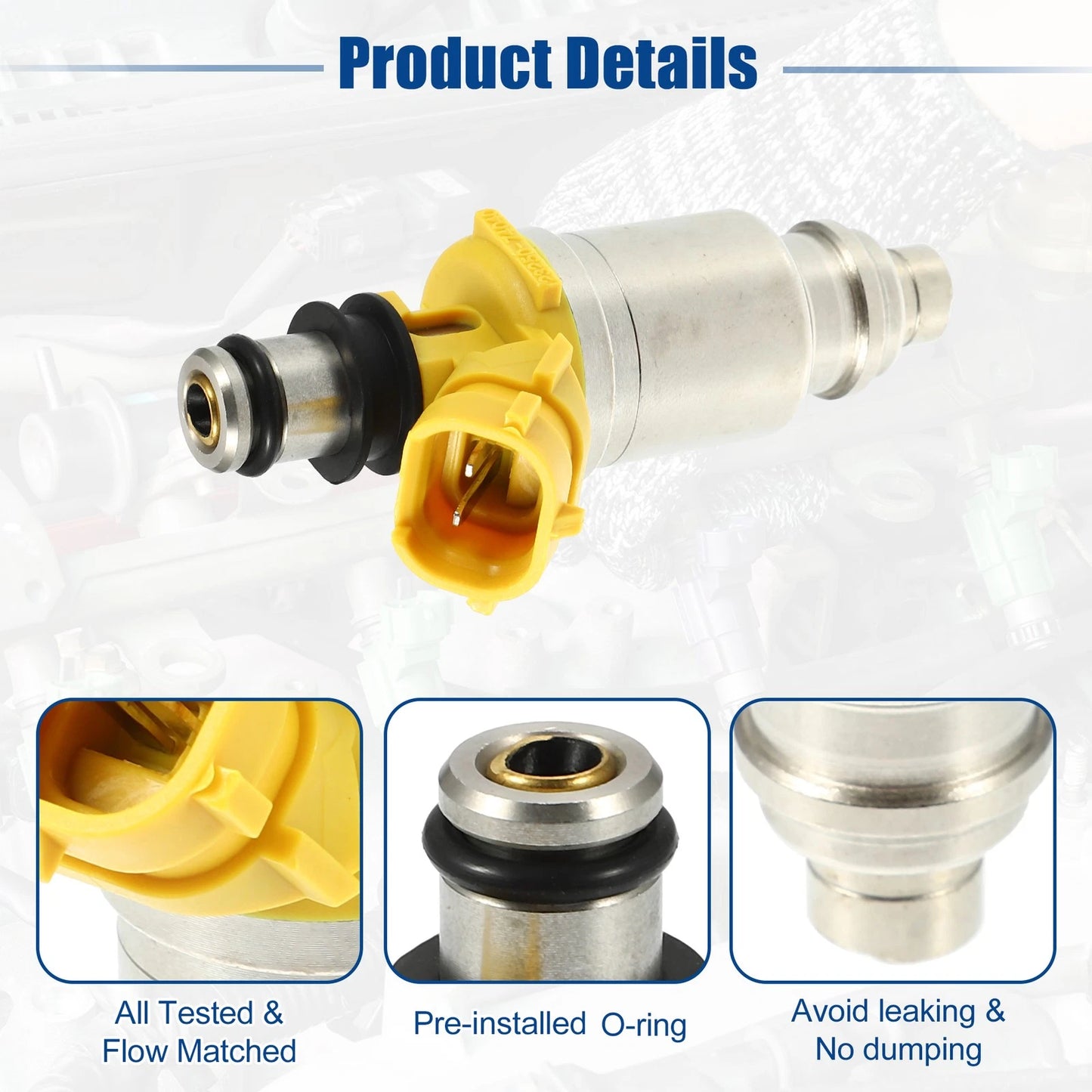 Fuel Injector Nozzle 4 x 2.2L for Toyota Celica (1990–1992)