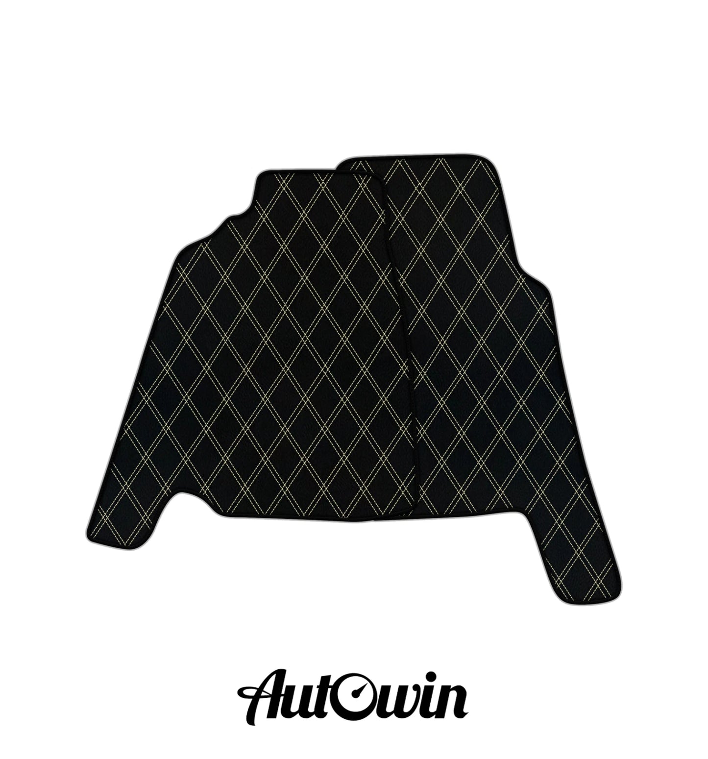 Custom Double Diamond Pattern Car Mats for Ferrari 456 (1992-2003)