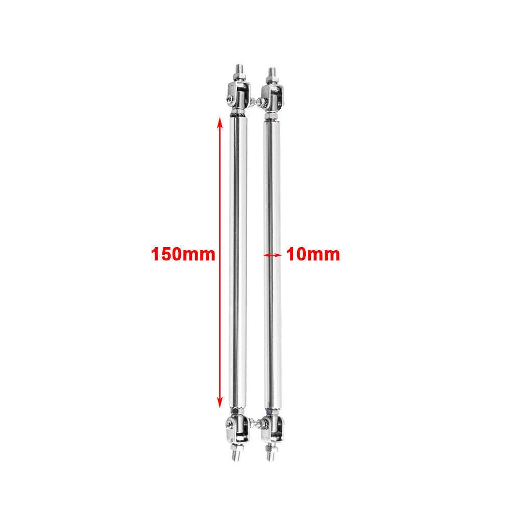 Adjustable 15cm Front Bumper Lip Splitter Strut Rod for Make & Model