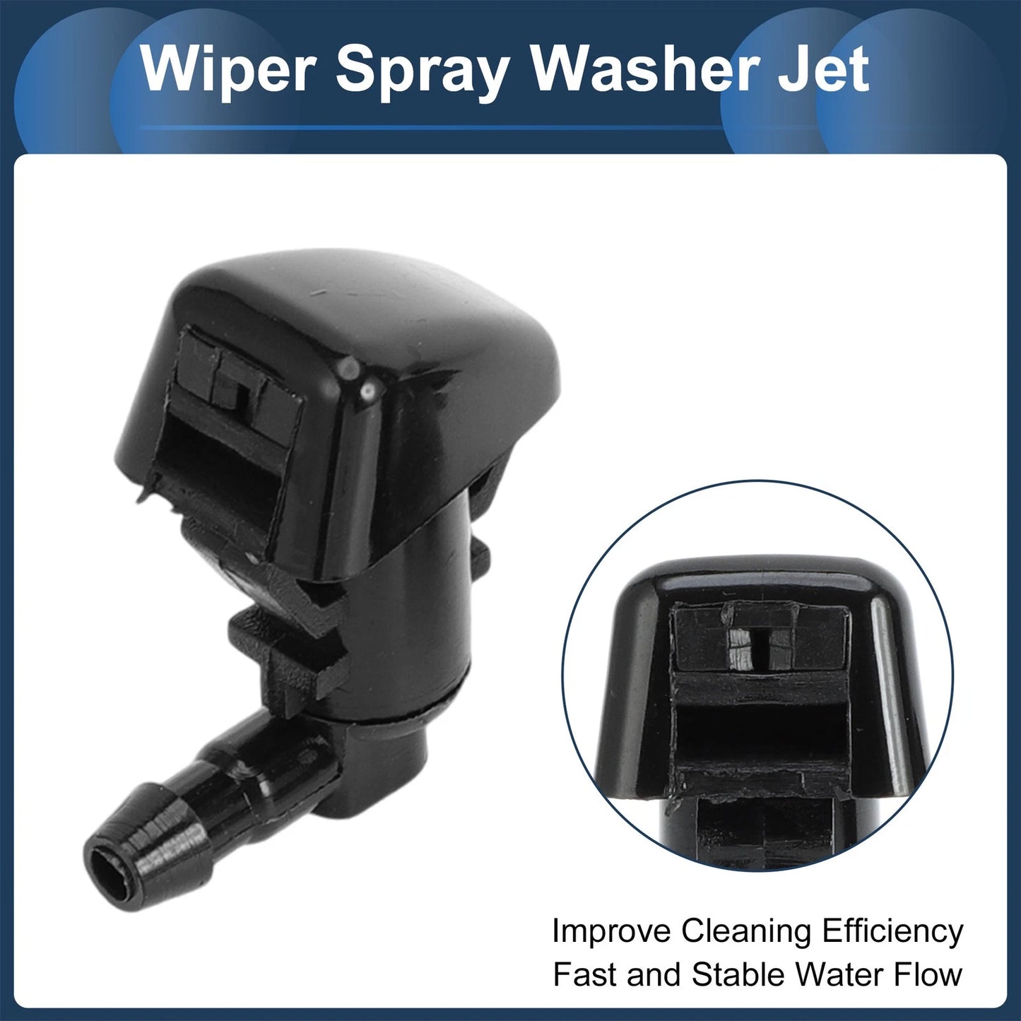 Windshield Washer Nozzle & Hose Connector for Ford Edge (2015-2023)