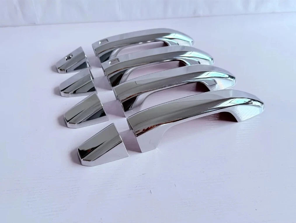 Chrome Side Door Handle Frame Cover Trim 8 x for 2023-2025 Chevrolet Colorado