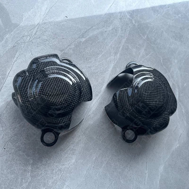 REAL Carbon Fiber Fuel Pump Covers for Ferrari 458 Italia Spider 2010-2015