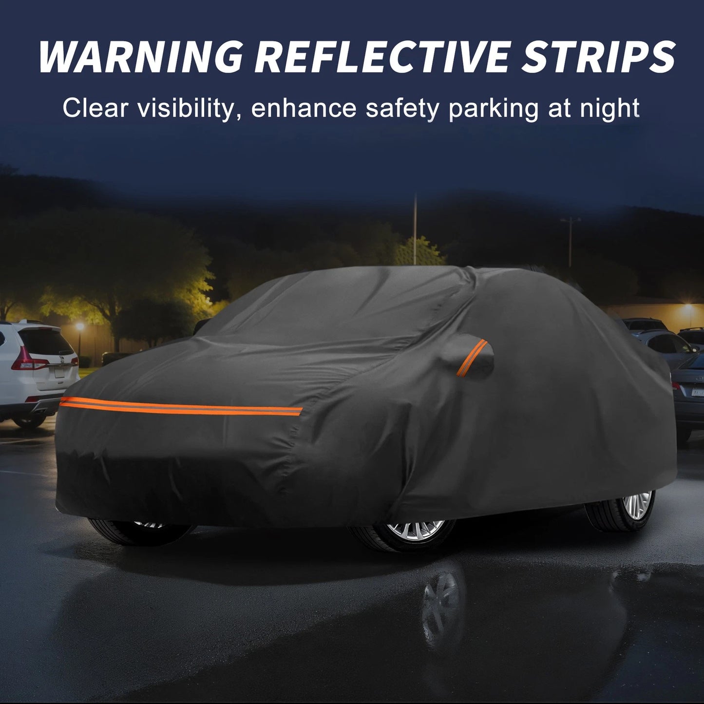 Waterproof PEVA Car Cover for Mercedes-Benz C-Klasse 2014-2023 with Zipper