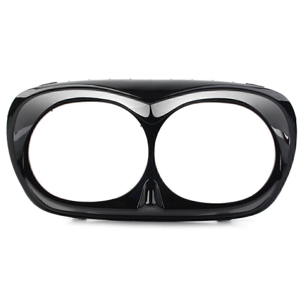 Black Headlight Bezel Cover for Harley Road Glide FLT (1998-2013)