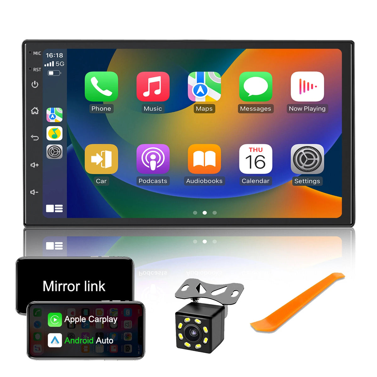 7'' Wireless CarPlay Android Auto Radio for Toyota Camry (1997-2002)