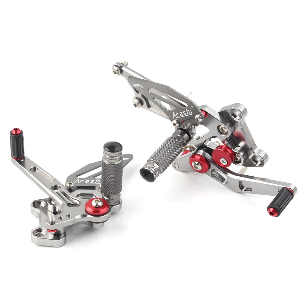 Aluminum Rear Foot Pegs Left & Right for Kawasaki Ninja 250R (2008-2012)