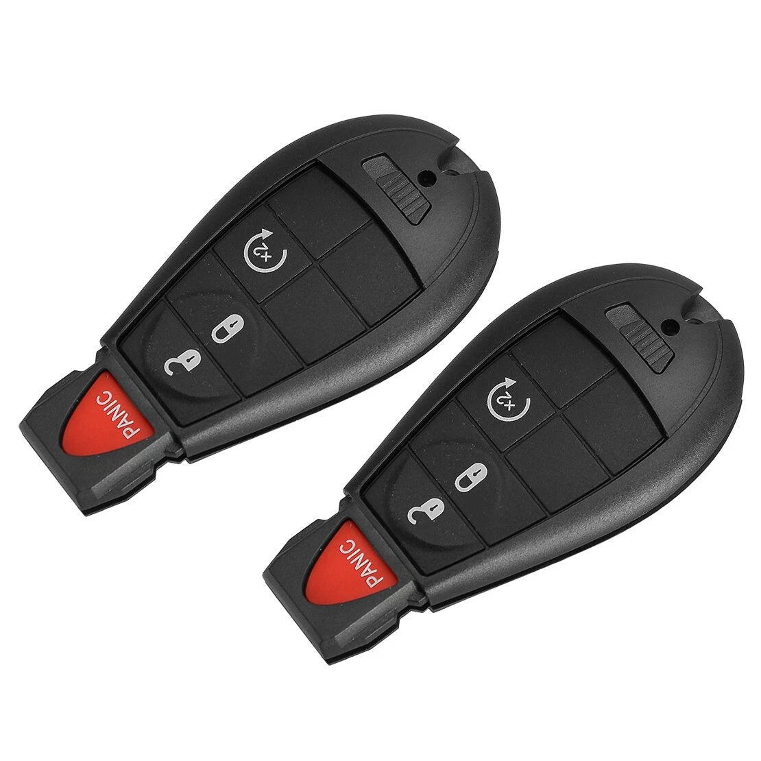 2 x 4 Button Key Shell Covers for Dodge Ram 1500 2500 3500 (2013-2021)