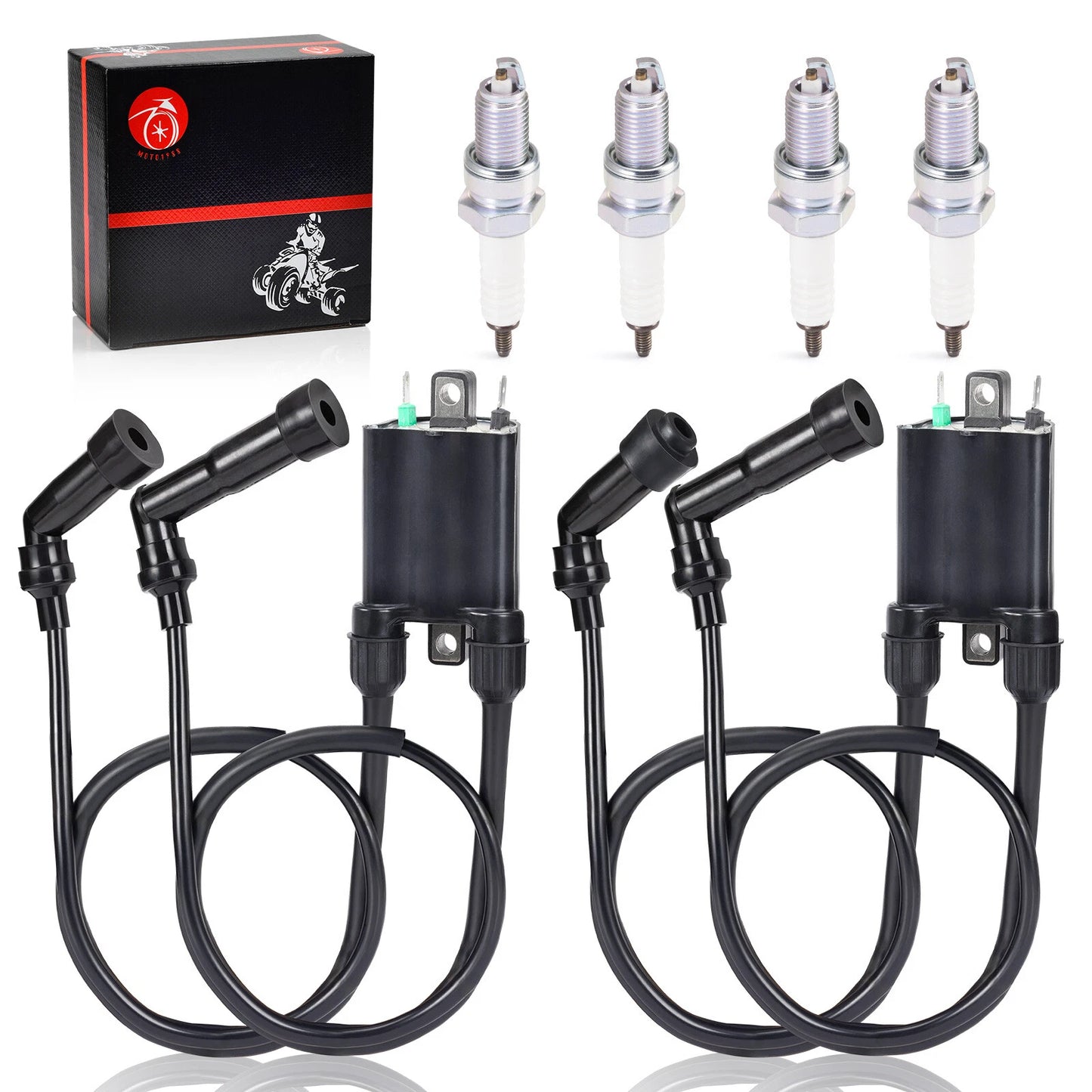 Ignition Coil + Spark Plug for Kawasaki Vulcan VN 1600 Classic/Nomad/Mean Streak