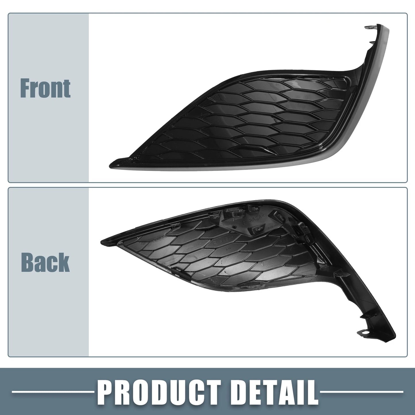 Front Right Fog Light Grille Cover Trim for Toyota Camry SE XSE (2018-2023)