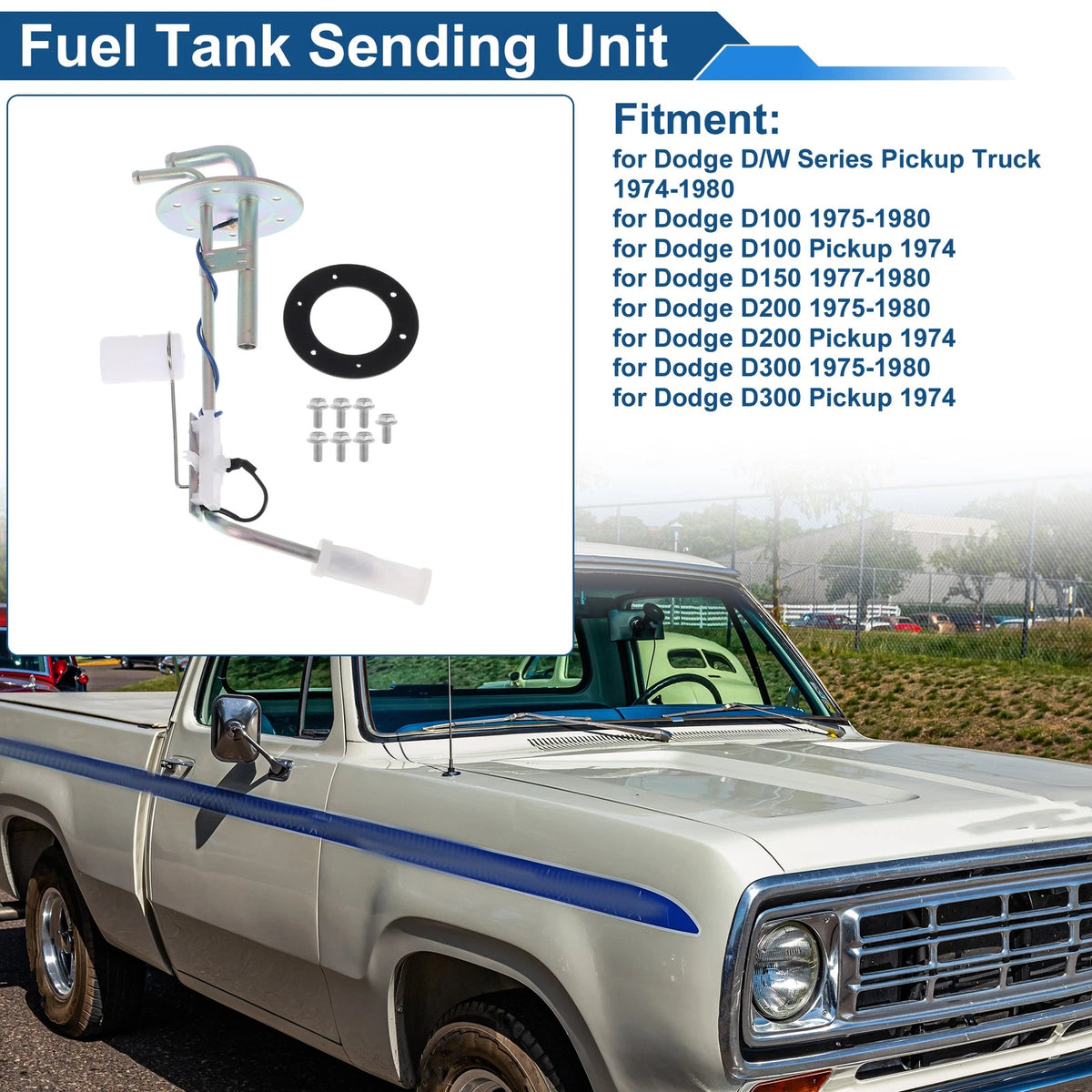 Fuel Level Sending Unit Module for Dodge D/W Series Pickup (1974-1980)